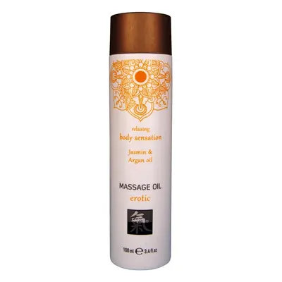 Olej masážní HOT Shiatsu erotic Jasmin & Argan oil 100 ml