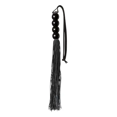 Důtky GP SILICONE FLOGGER WHIP with beads black