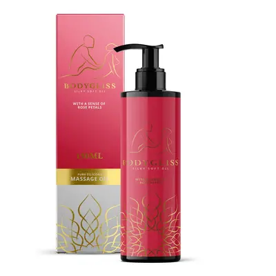 Masážní a lubrikační olej 2v1 BodyGliss Rose Petals 150 ml