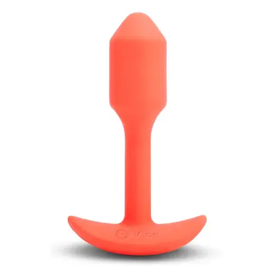 Kolík anální b-Vibe Vibrating Snug Plug 1 oranžový