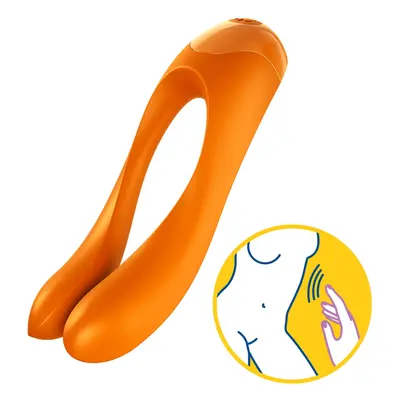 Stimulátor SATISFYER CANDY CANE oranžový