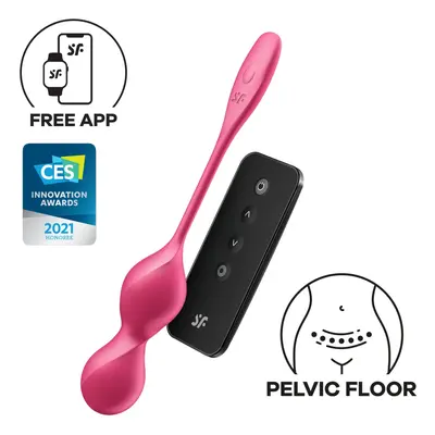 Vibrační kuličky SATISFYER Love Birds 2 Connect App růžové