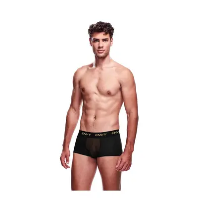 Boxerky pánské ENVY Transparent black L-XL