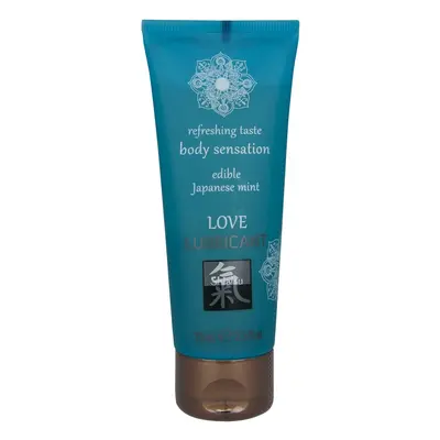 Lubrikační gel HOT Shiatsu Love Japanese mint jedlý 75 ml