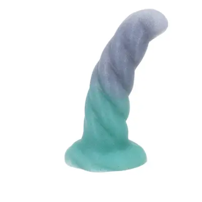 Dildo malé Top Notch Dongs FAUN šedé-zelené