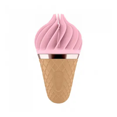 Stimulátor klitorisu SATISFYER SWEET TREAT růžový-hnědý