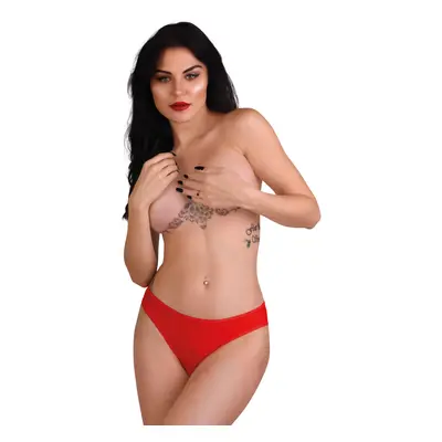 Kalhotky DARING INTIMATES Nicolette Crotchless Panty red L-XL