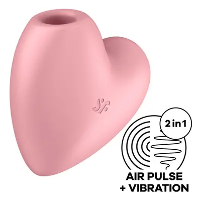 Stimulátor klitorisu SATISFYER CUTIE HEART růžový