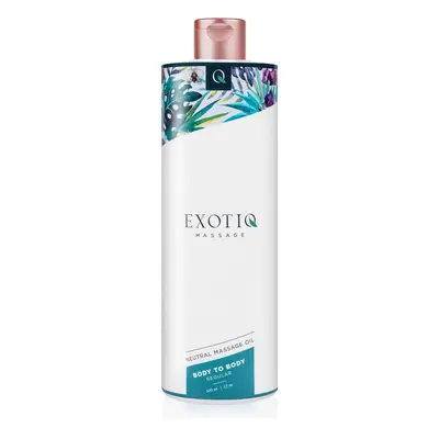 Olej masážní Exotiq BODY TO BODY NEUTRAL 500 ml