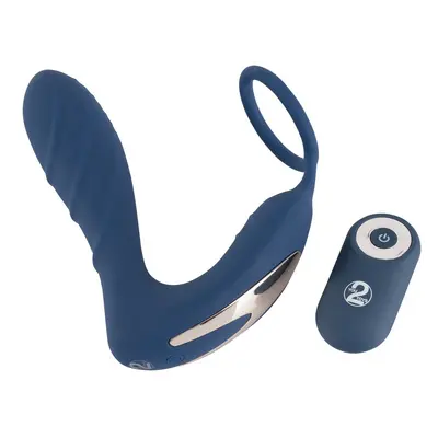 Kolík anální You2Toys Vibrating Prostate plug with cock ring