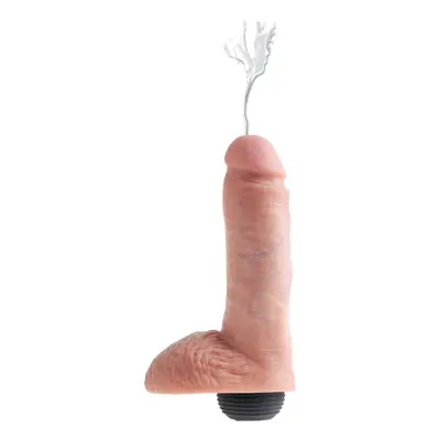 Pipedream King Cock 8" Squirting Cock with Balls