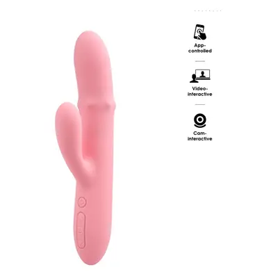 Vibrátor Svakom Mora Neo Interactive Thrusting růžový