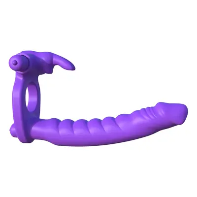 Vibrátor FANTASY C-RINGZ Silicone Double Penetrator Rabbit