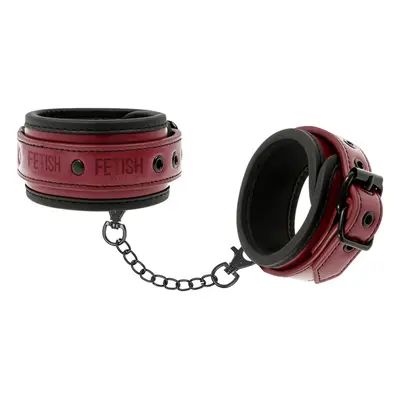 Pouta na nohy FETISH SUBMISSIVE Dark Room Ankle Cuffs Vegan Leather