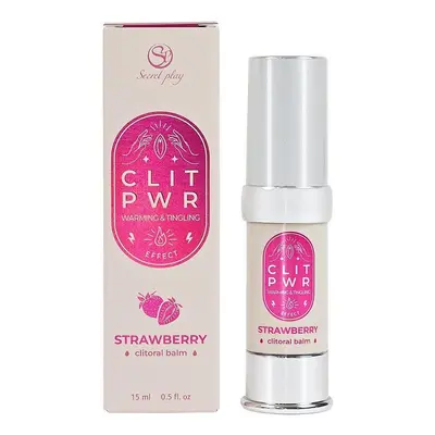 Secret Play Clit PWR Warming & Tingling Clitoral Balm Strawberry 15 ml