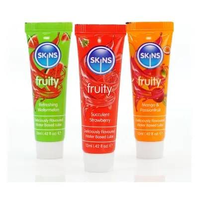 Sada lubrikačních gelů Skins Fruity Lubes Sampler Tubes 3 x 12 ml