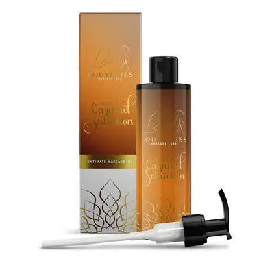 Masážní a lubrikační olej 2v1 BodyGliss Toffee Caramel 150 ml