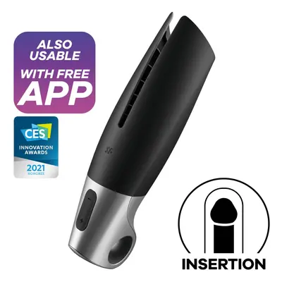 Masturbátor SATISFYER POWER MASTURBATOR Connect App černý