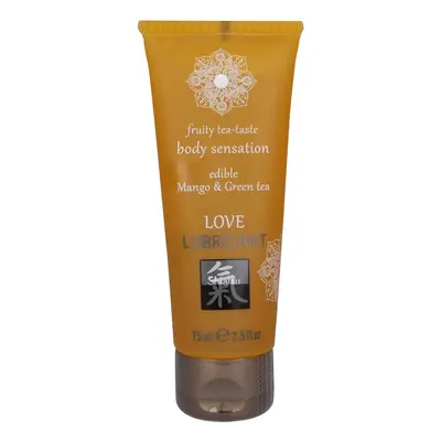 Lubrikační gel HOT Shiatsu Love Mango & Green Tea jedlý 75 ml