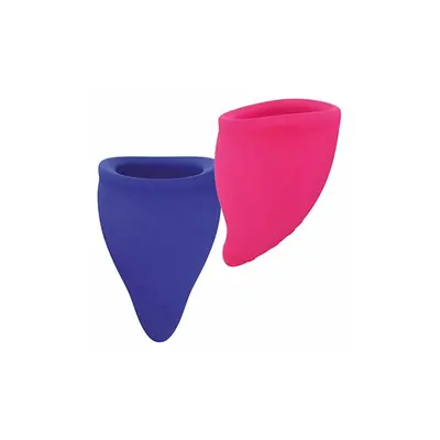 Menstruační kalíšky Fun Factory FUN CUP A + B Explore Kit pink-ultramarine