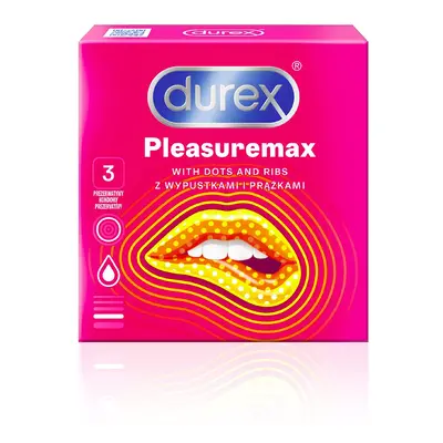 Kondom Durex Pleasuremax 3 ks