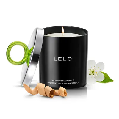 Svíčka masážní LELO Snow Pear & Cedarwood 150 g