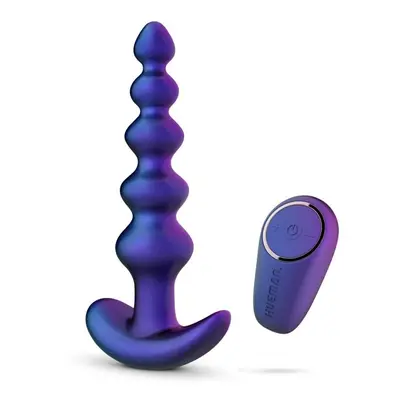 Kolík anální HUEMAN Galaxy Force Vibrating Butt Plug with Remote modrý