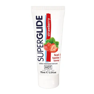 Lubrikační gel HOT SUPERGLIDE strawberry 75 ml