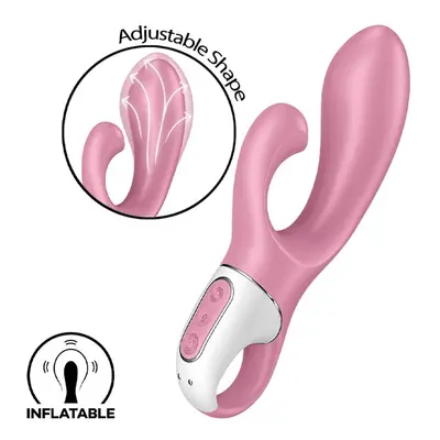 Vibrátor SATISFYER AIR PUMP BUNNY 2 růžový