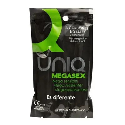 Kondom UNIQ MEGASEX 3 ks