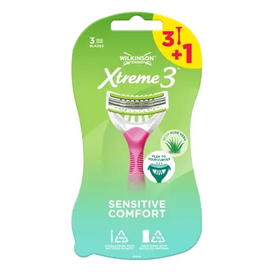 Holicí strojek WILKINSON Sword Xtreme 3 Sensitive Comfort dámský 3+1 ks