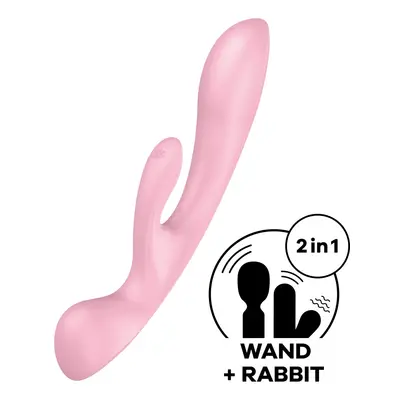 Vibrátor SATISFYER TRIPLE OH růžový