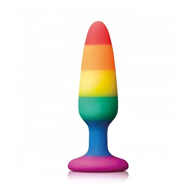 NS Novelties Pleasure Plug Rainbow Small