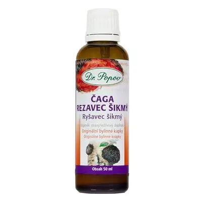 Čaga-Rezavec šikmý, originální bylinné kapky, 50 ml