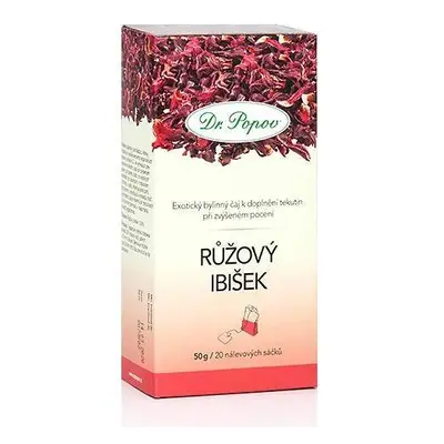 Růžový ibišek, bylinný čaj, 50 g