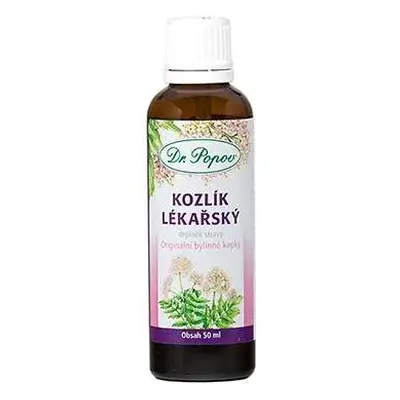 Kozlík lékařský, originální bylinné kapky, 50 ml