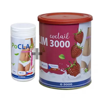 POCLAD TABLETY + SLIM 3000 COCTAIL JAHODA