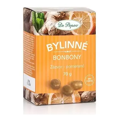 Bonbony Zázvor – pomeranč, 70 g