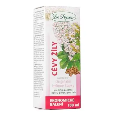 Cévy – žíly, originální bylinné kapky, 100 ml