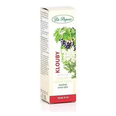 Klouby, originální bylinné kapky, 50 ml