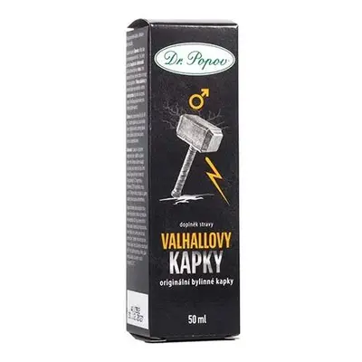 Valhallovy kapky, originální bylinné kapky, 50 ml