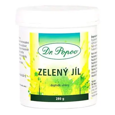 Zelený jíl, prášek, 280 g