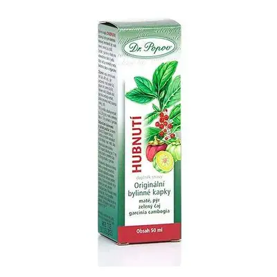 Hubnutí, originální bylinné kapky, 50 ml