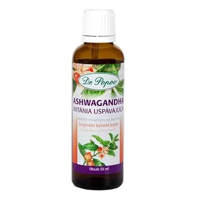 Ashwagandha (Vitánie snodárná), originální bylinné kapky, 50 ml