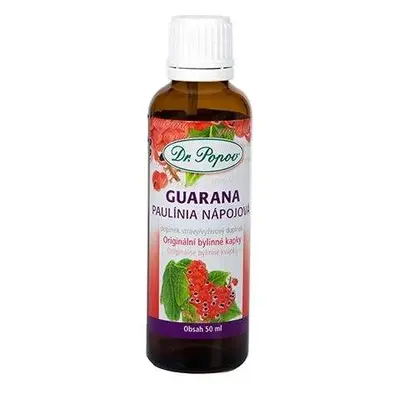 Guarana (Paulinie nápojná), originální bylinné kapky, 50 ml