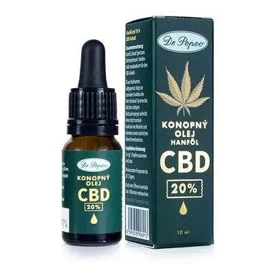 Konopný olej s CBD 20 %, 10 ml