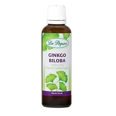 Ginkgo biloba, originální bylinné kapky, 50 ml