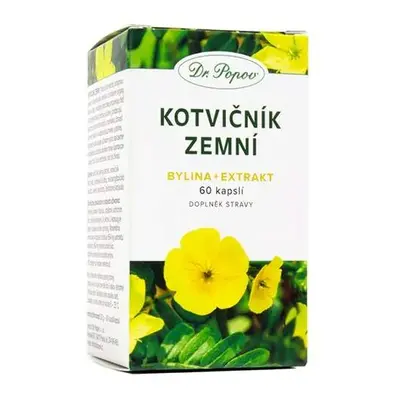 Kotvičník zemní (bylina + extrakt), 60 kapslí