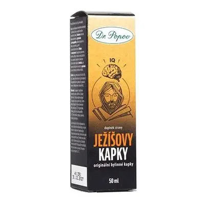 Ježíšovy kapky, originální bylinné kapky, 50 ml