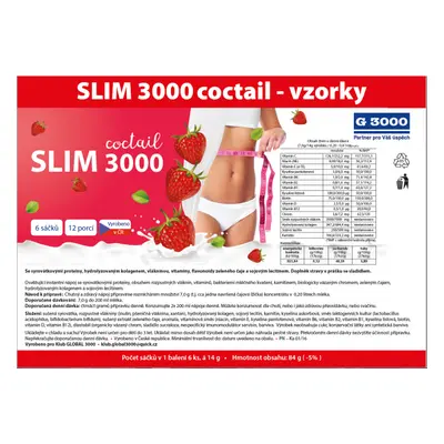 SLIM 3000 COCTAIL - VZORKY - MIX PŘÍCHUTÍ